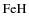 $\element[][]{FeH}$