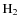$\element[][]{H_2}$