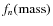 $f_n({\rm mass})$