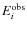 $E_i^{\rm obs}$