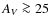 $A_V \ga 25$