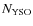 $N_{\rm\rm YSO}$