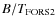 $B/T_{\rm FORS2}$