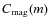 $C_{\rm mag}(m)$