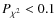 $P_{\chi^2}<0.1$