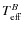 $T^B_{\rm {eff}}$