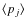 $\langle p_j \rangle$