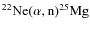 $\rm ^{22}Ne(\alpha ,n)^{25}Mg$