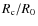$R_{\rm c}/R_0$