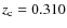 $z_{\rm c}=0.310$