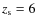 $z_{\rm s}=6$