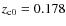 $z_{\rm c0}=0.178$