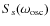 $S_s(\omega_{\rm osc})$