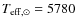 $T_{\rm eff,\odot}=5780$