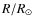 $R/R_\odot$