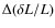 $\Delta (\delta L/L)$