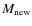 $M_{\rm new}$