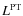 $L^{\rm PT}$