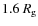 $1.6~R_{\rm g}$