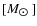 $[M_{\hbox{$\odot$ }}]$
