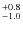 $^{\rm +0.8}_{-1.0}$