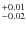 $^{\rm +0.01}_{-0.02}$