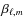 $\beta_{\ell,m}$