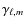 $\gamma_{\ell,m}$