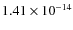 $1.41\times10^{-14}$