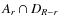 $A_r\cap D_{R-r}$