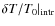$\delta T/T_0\vert _{\rm intr}$