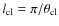 $l_{\rm cl} = \pi / \theta_{\rm cl}$