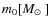 $m_0 [\mbox{$M_{\odot}$ }]$