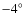 $-4^\circ$