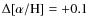 $ \Delta {\rm [\alpha/H]} = +0.1$