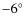 $-6^\circ$
