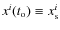 $x^{i}(t_{{\rm o}})\equiv x^{i}_{{\rm s}}$