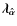 $\vec{\lambda_{\hat{\alpha}}}$