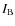 $I_{\rm B}$