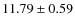 $11.79\pm0.59$