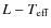 $L-T_{\rm eff}$