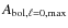 $A_{\rm bol, \ell=0, max}$
