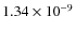 $1.34\times 10^{-9}$