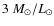 $ 3~ M_\odot/L_\odot$
