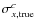 $\sigma_{x,\rm true}^{{c}}$