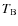 $T_{\rm B}$