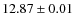 $12.87\pm 0.01$