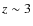 $z\sim3$