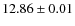 $12.86 \pm 0.01$