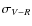 $\sigma_{V-R}$